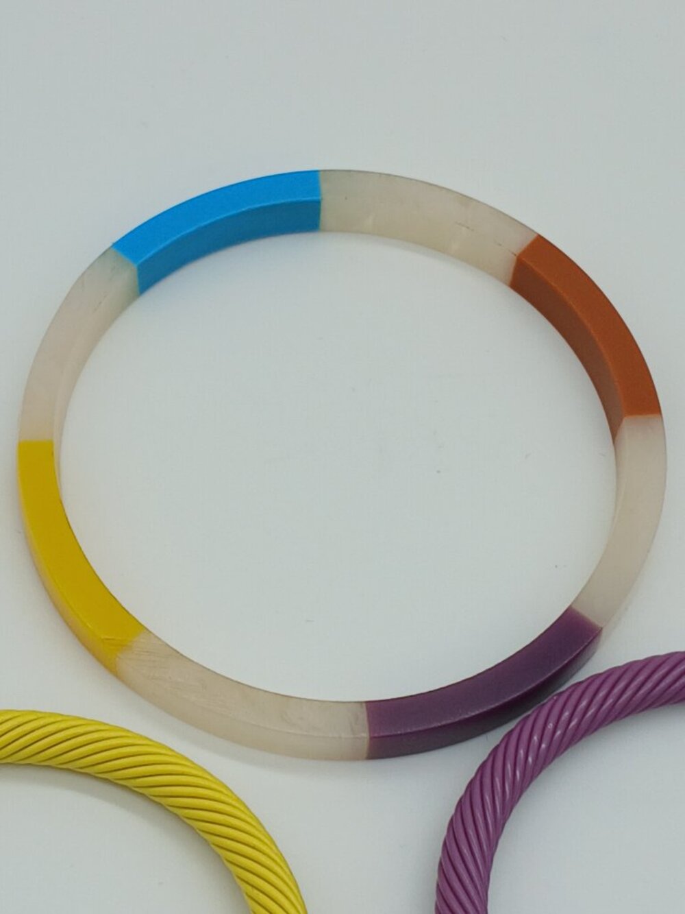 0164 Colorful Textured Bangles - Picture 4 of 9